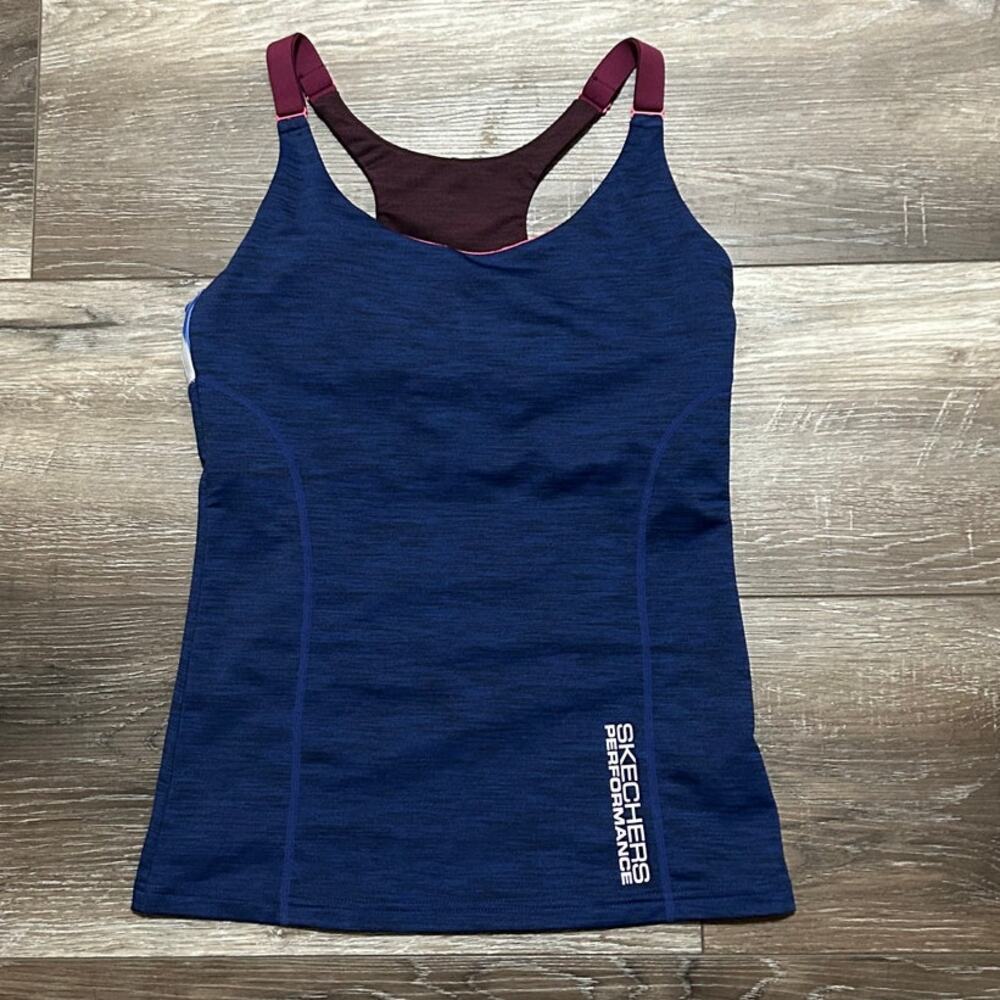 Skechers Performance Racerback Athletic Tank Top Women’s Medium Workout